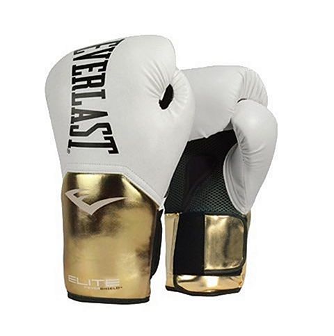 Everlast Elite Pro Style Training Gloves weiß-Gold