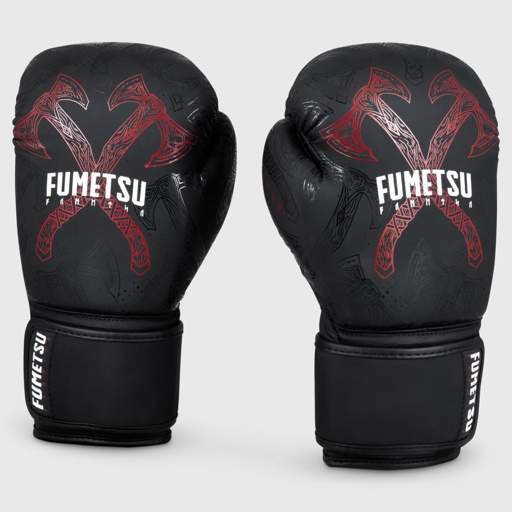 Fumetsu Berserker Boxing Gloves Negro-Rojo