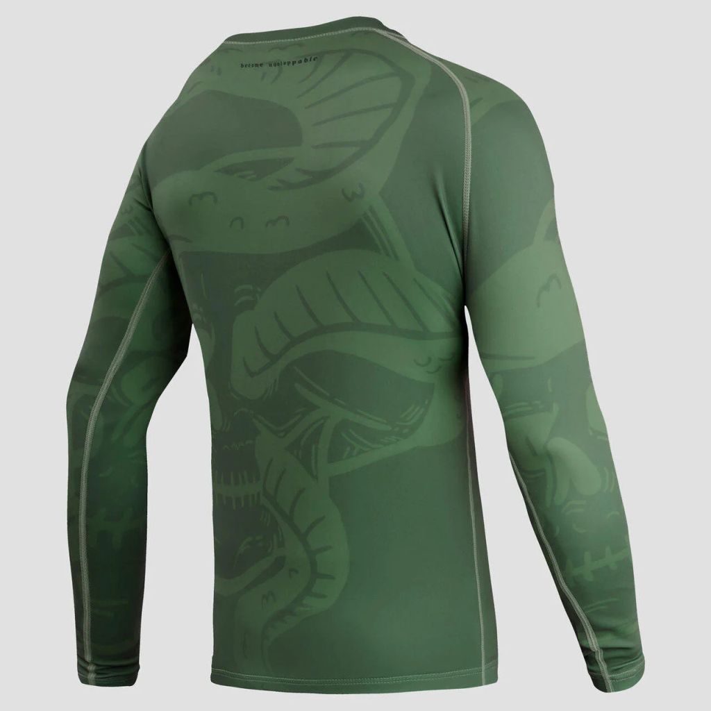 Fumetsu Snake Eyes Long Sleeve Rash Guard Green