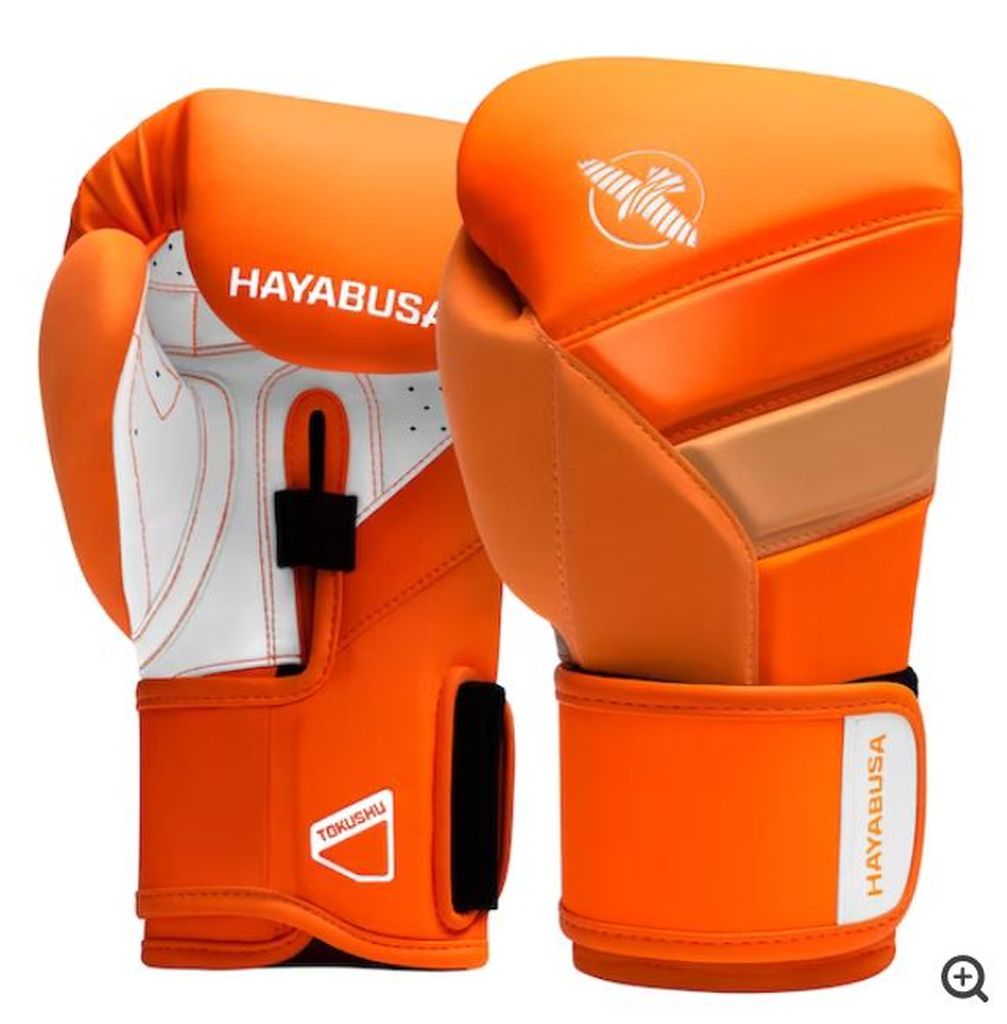 Hayabusa T3 Neon Boxing Gloves Orange