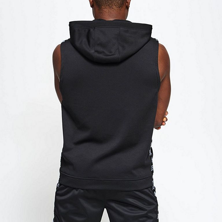 Leone 1947 Ambassador Hooded Sleeveless Preto