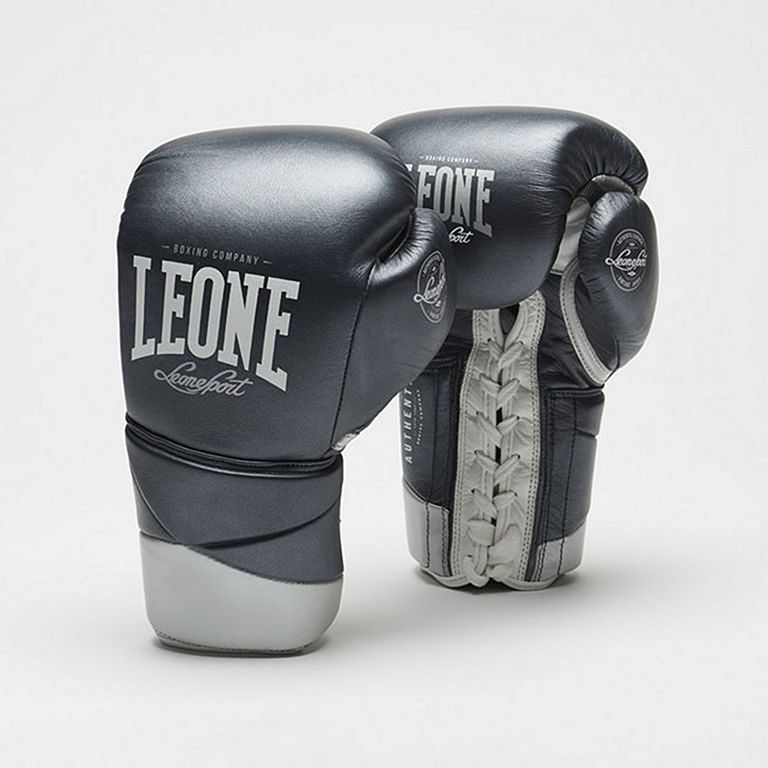 Leone 1947 Authentic Boxing Gloves Gris