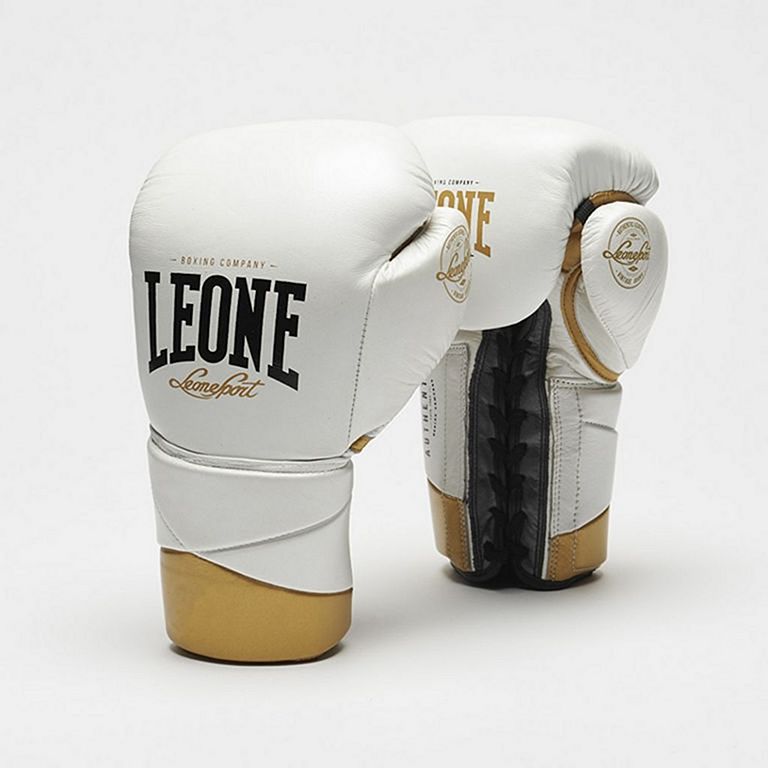 Leone 1947 Authentic Boxing Gloves Weiß