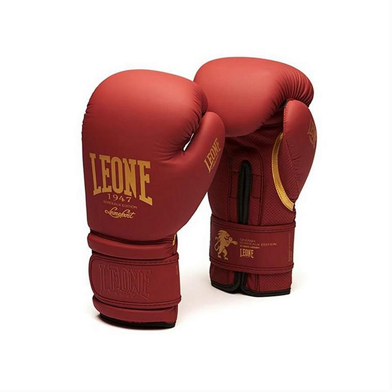 Leone 1947 Guantes Boxeo Bordeaux Edition Gloves Rojo
