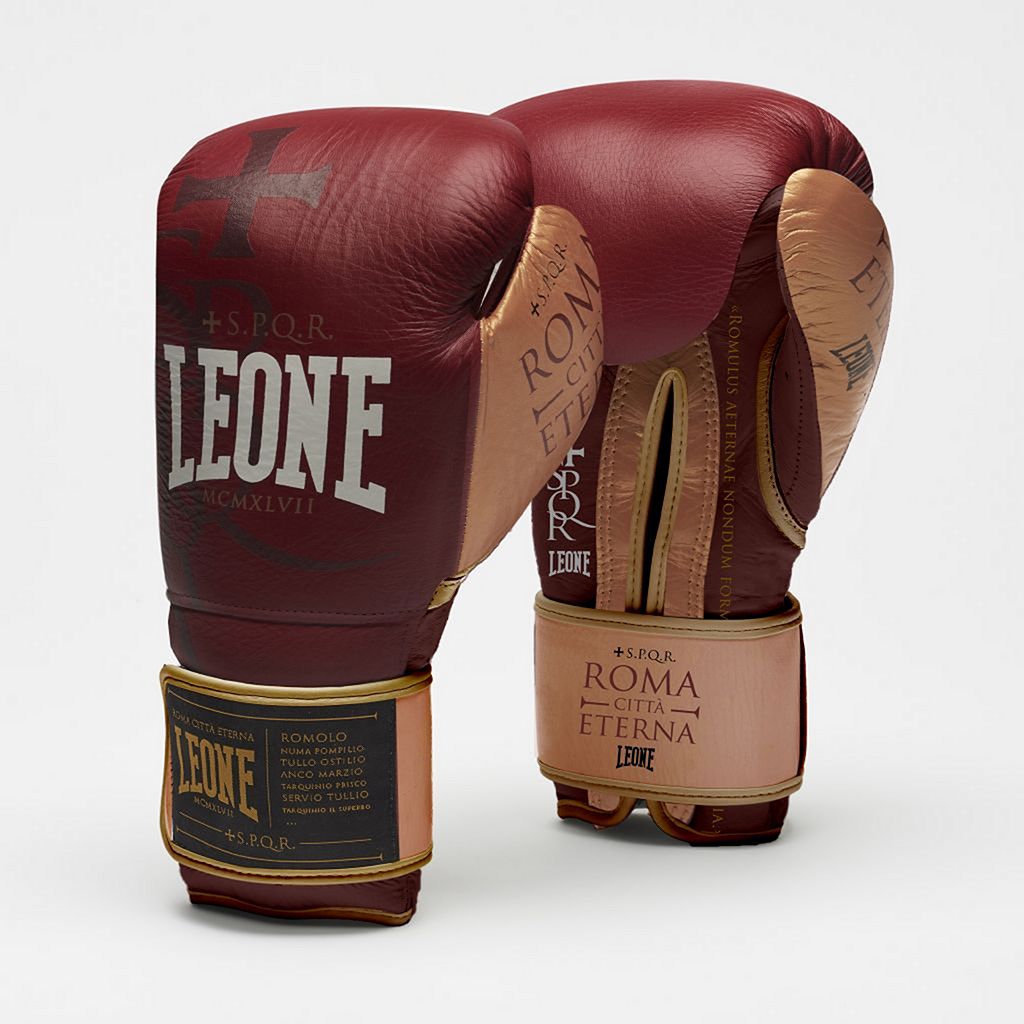 Leone Rot Roma Boxing Gloves SPQR 1947 GN503