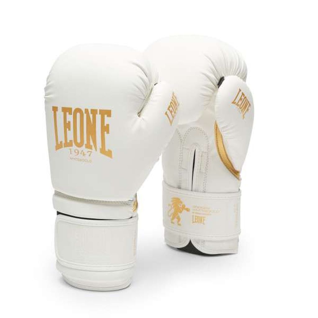 Leone 1947 Guantes De Boxeo WHITE&GOLD GN059W Blanco-Oro