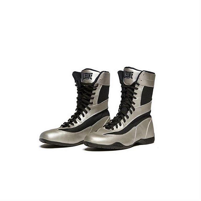 silver boxing shoes