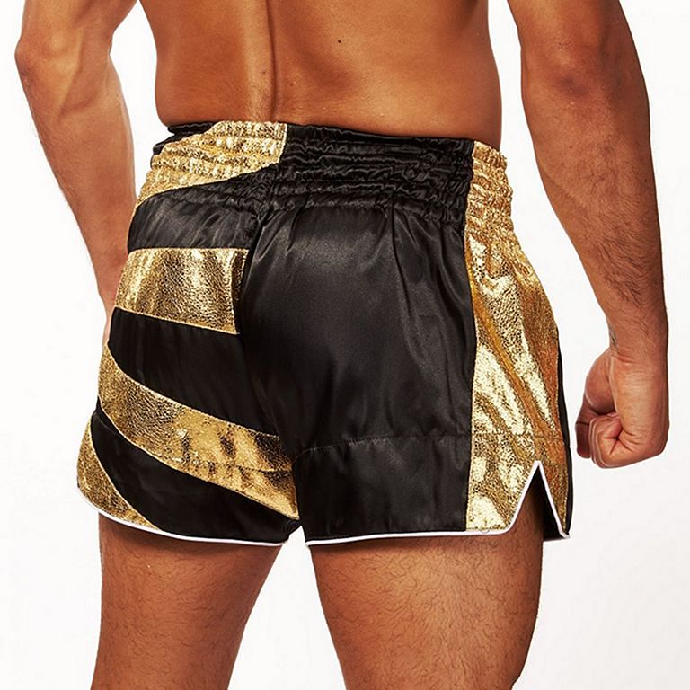 gold short shorts