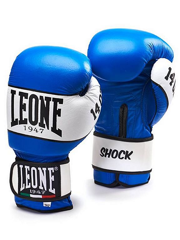 Shock 1947 Leone Gloves Blau-weiß Boxing