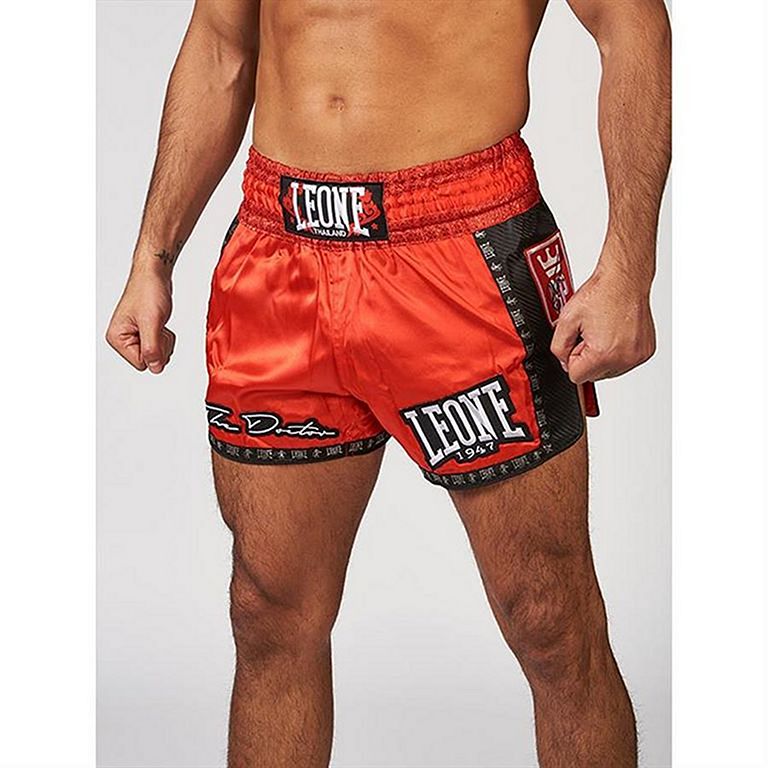 Leone 1947 The Doctor Muay Thai Shorts Red