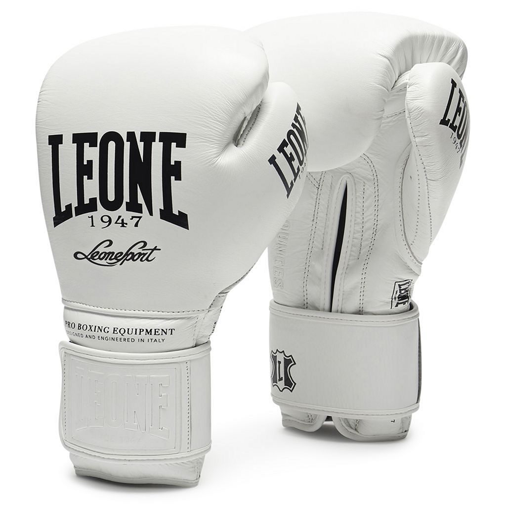 Leone 1947 Unisex's Boxing Shock Gloves, Black, 14 oz, Fight