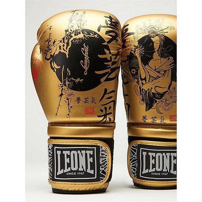 Leone Boxing Guantes Boxeo Mujer Kitsune Oro