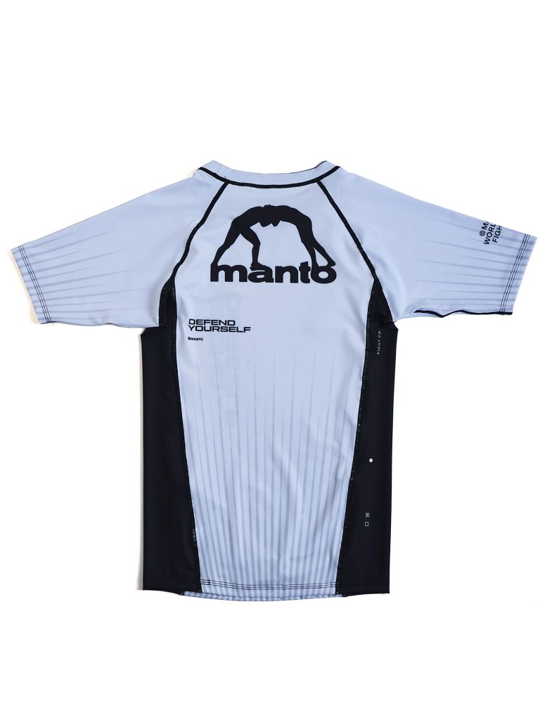 MANTO rashguard RANKED white, CLOTHING \ RASHGUARDS