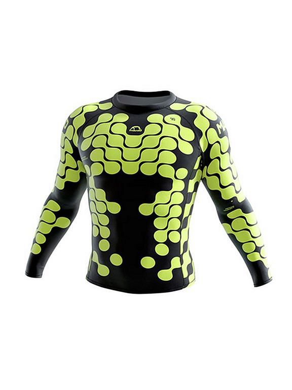 MANTO KRAZY BEE RASH GUARD Long Sleeve Black