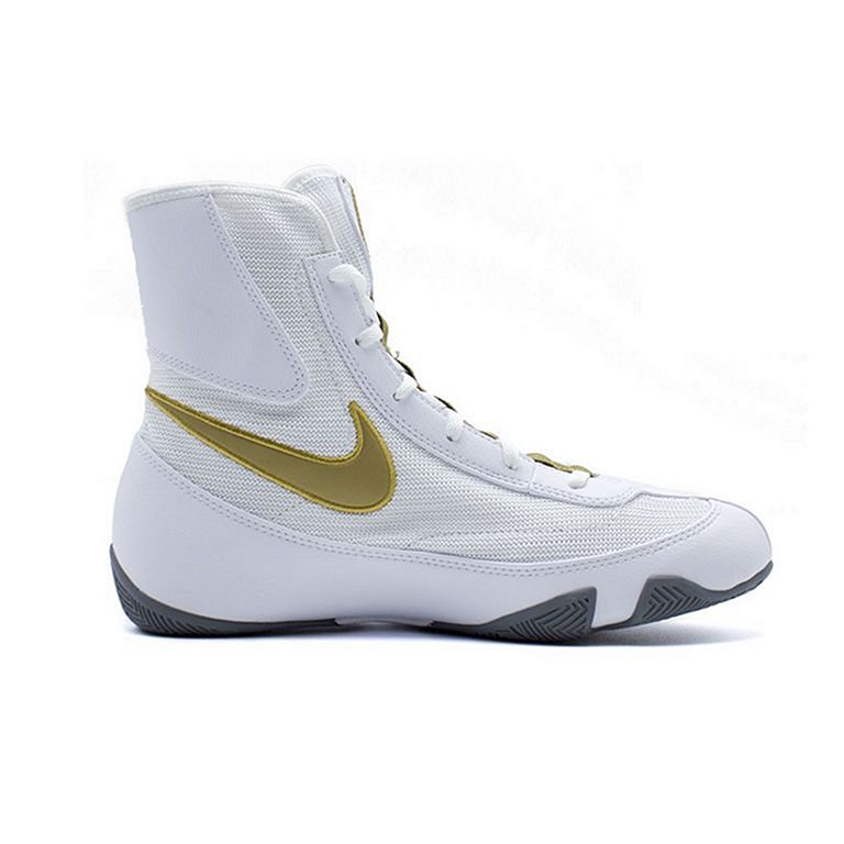 nike boxing boots white and gold