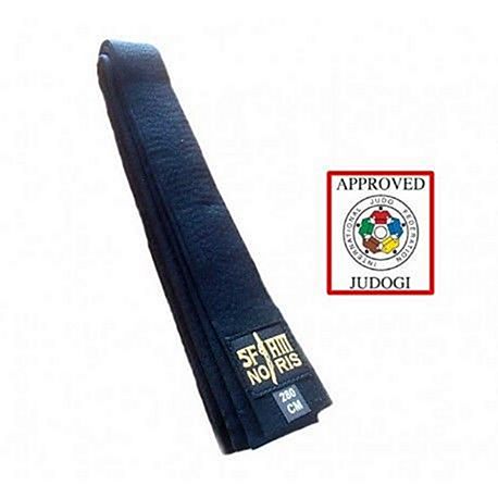 pecho móvil bañera Noris Sfjam Cinturon Judo Homologado Con Logo IJF Negro