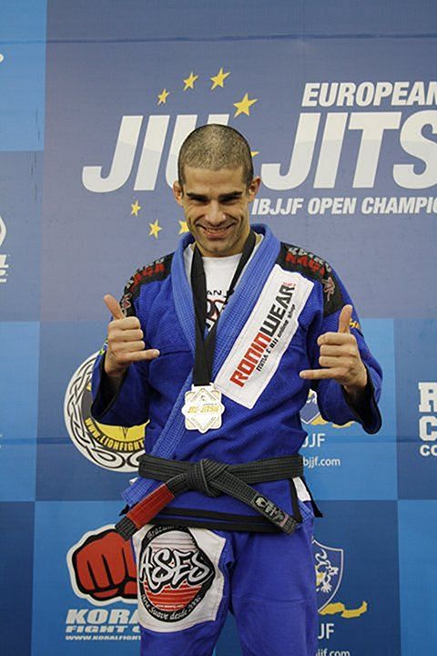 Ezekiel Zayas medalla de plata en la categoria Master de faixa preta European IBJJF 2011