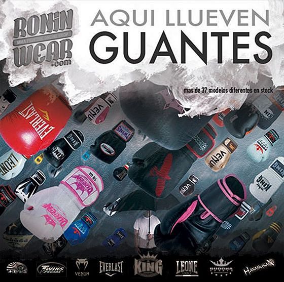 LLenamos Roninwear de guantes de boxeo y de guantes de muay thai, en stock mas de 37 modelos diferentes