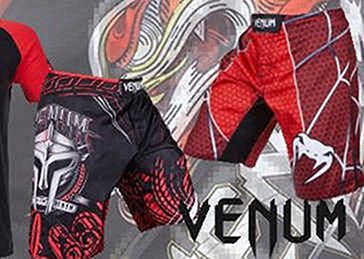 Novedades Venum: Gladiator y Tatsu King fight shorts y camiseta exclusiva Blast