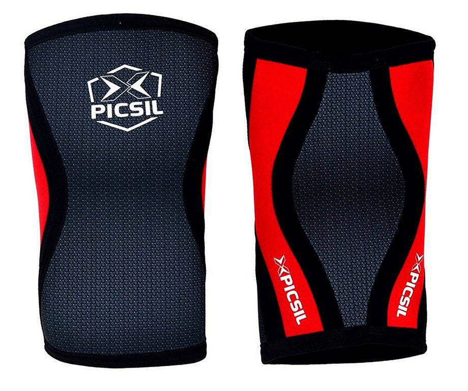 Picsil Knee Sleeve Carbon 5mm Pack 2 Black