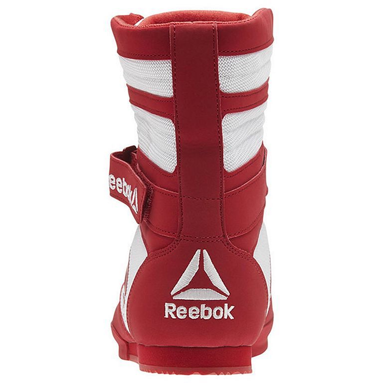proporción péndulo Desaparecido Reebok Boxing Boot Blanco-Rojo