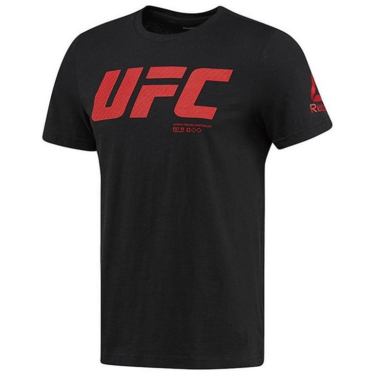 Camiseta UFC Fan Gear Negro Reebok Producto original y oficial UFC