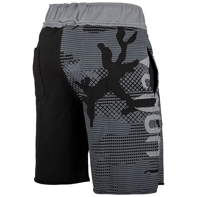 Venum Assault Cotton Shorts Cinza-Preto