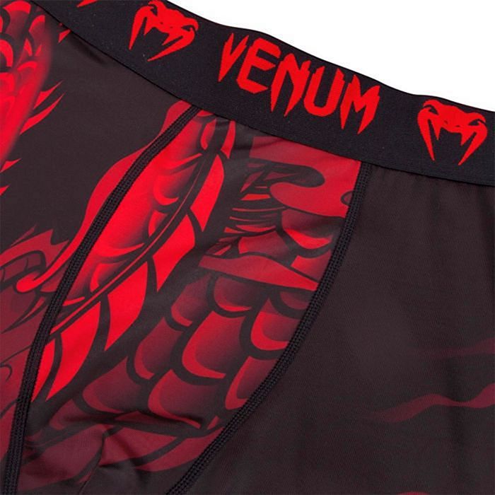 Venum Dragons Flight Spats Preto-Vermelho