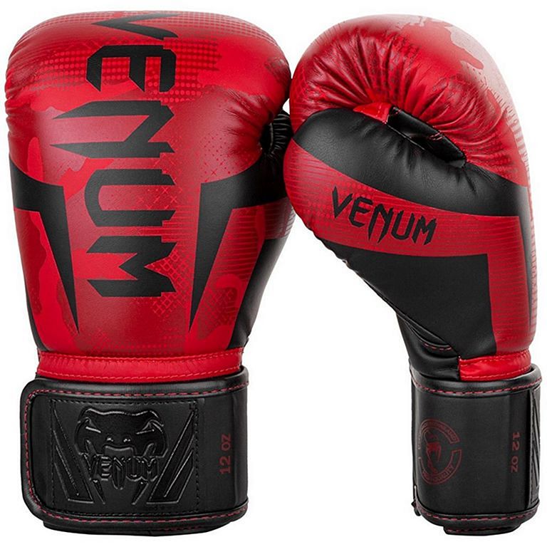 Venum Guantes Boxeo Elite Rojo-Camo