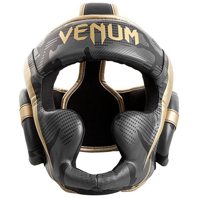 Venum Casco Boxeo Elite Gris-Oro