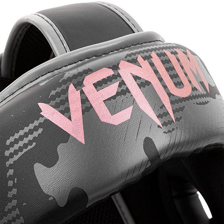 Venum Elite Boxing Helmet Cinza-Rosa