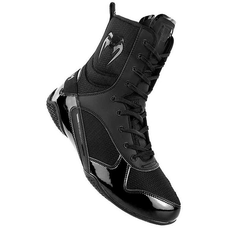 Chaussures de Boxe VENUM Elite Noir/Argent 