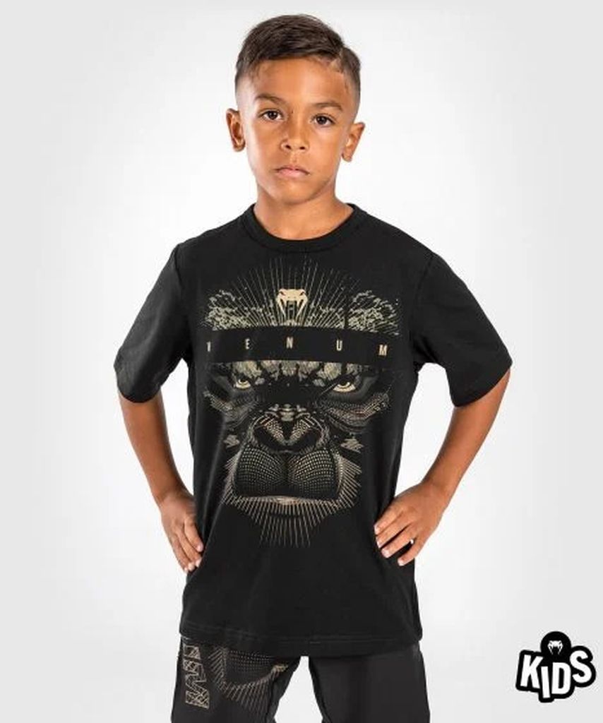Venum Jungle Gorilla T-Shirt For Schwarz-Gold Kids