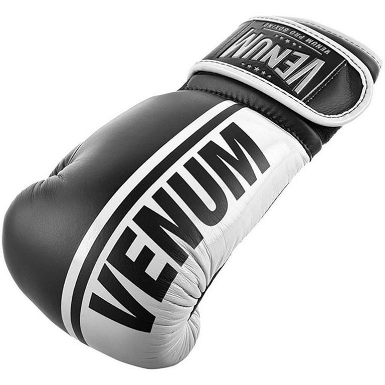 Venum Shield Pro Boxing Gloves Velcro Schwarz-weiß