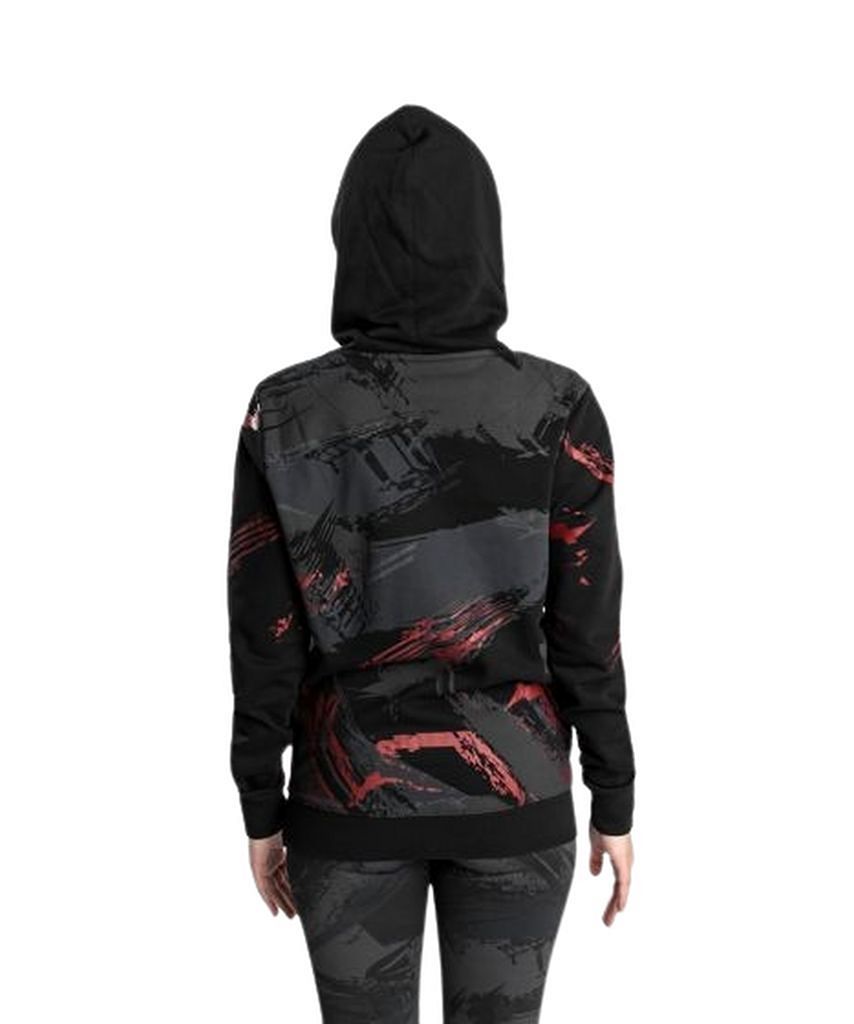 Venum UFC Authentic Fight Night 2.0 Womens Walkout Hoodie Preto-Dourado