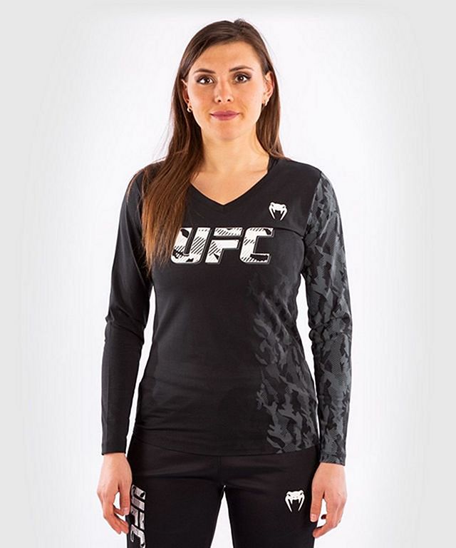 Venum UFC Authentic Fight Week Women Long Sleeve T-shirt Black